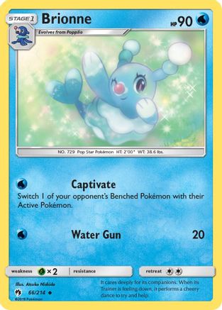 Brionne 066/214 - SM  Lost Thunder Reverse Holofoil