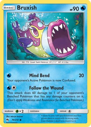 Bruxish 070/214 - SM  Lost Thunder