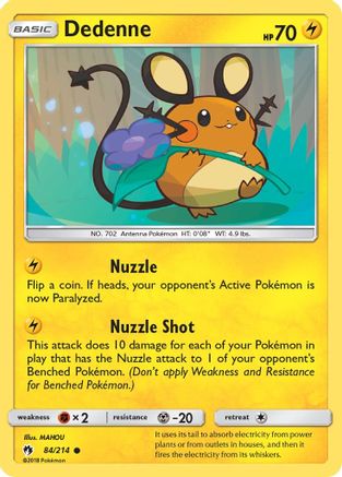 Dedenne 084/214 - SM  Lost Thunder
