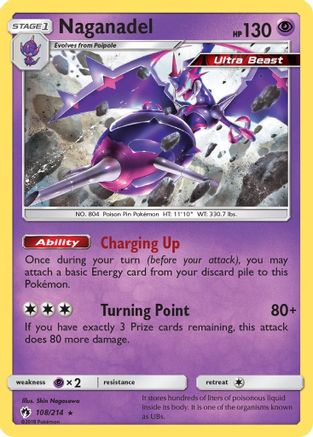 Naganadel 108/214 - SM  Lost Thunder Holofoil
