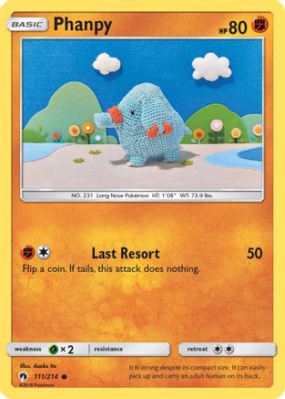Phanpy 111/214 - SM  Lost Thunder