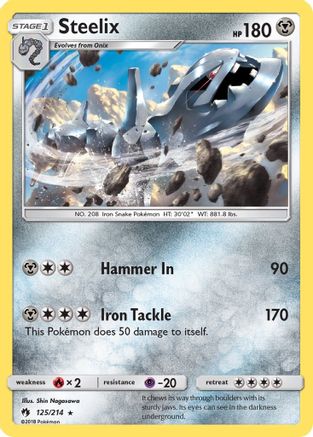 Steelix 125/214 - SM  Lost Thunder