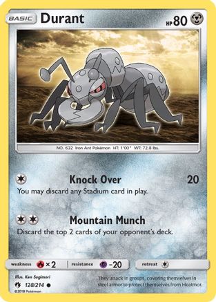 Durant 128/214 - SM  Lost Thunder