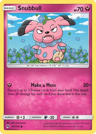 Snubbull 137/214 - SM  Lost Thunder
