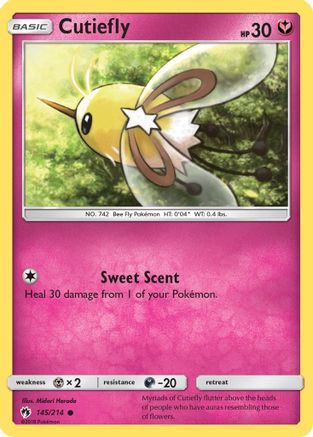 Cutiefly 145/214 - SM  Lost Thunder