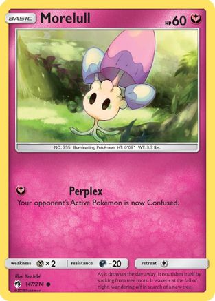 Morelull 147/214 - SM  Lost Thunder Reverse Holofoil