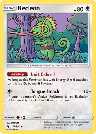 Kecleon 161/214 - SM  Lost Thunder Reverse Holofoil