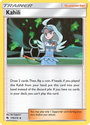 Kahili 179/214 - SM  Lost Thunder Reverse Holofoil