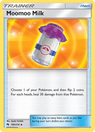 Moomoo Milk 185/214 - SM  Lost Thunder Reverse Holofoil