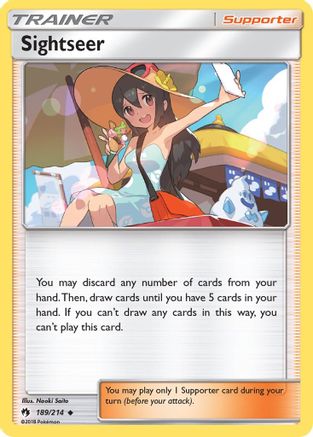 Sightseer 189/214 - SM  Lost Thunder Reverse Holofoil