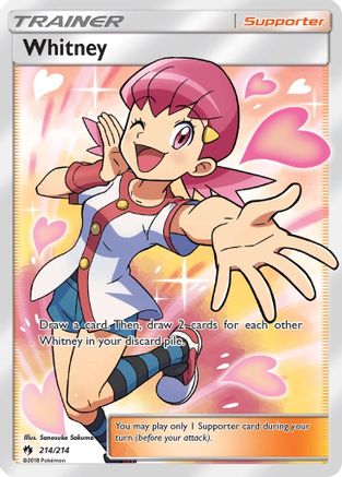 Whitney (Full Art) 214/214 - SM  Lost Thunder Holofoil