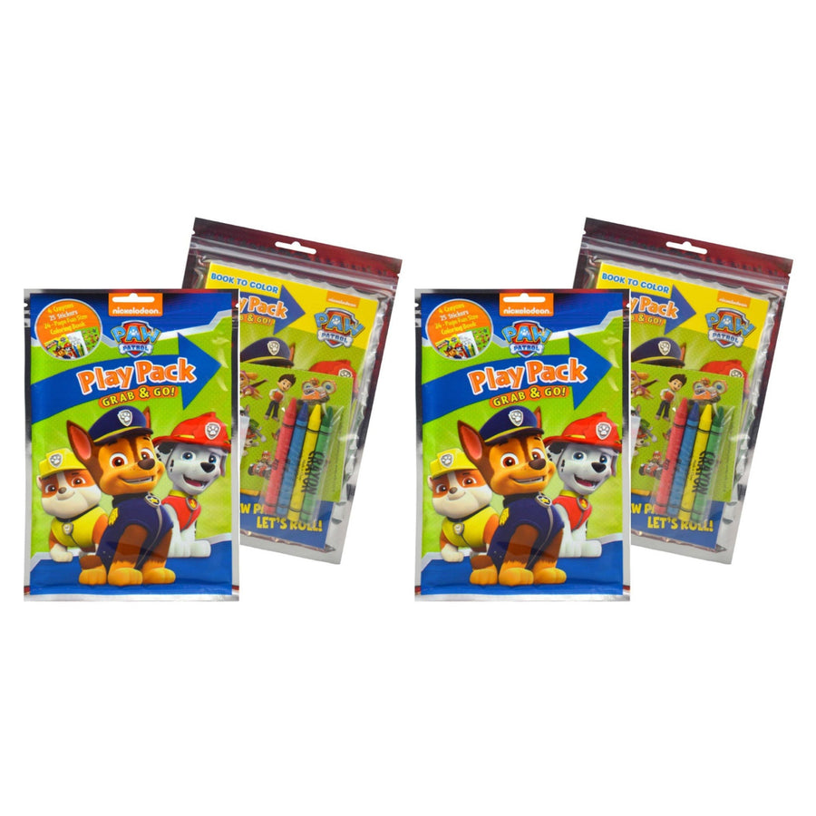 Set of 2 Paw Patrol Grab and Go Play Pack