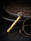 Sterling Silver 24K Men's Personalized Necklace Set