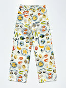 Printed High-quality Fashionable Casual Denim Womens Pants