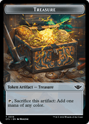 Inkling // Treasure Double-Sided Token [Outlaws of Thunder Junction Commander Tokens]