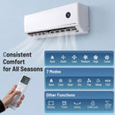 18000 BTU 18.1 SEER2 208/230V Mini Split Air Conditioner Works with Alexa