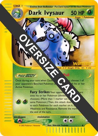 Dark Ivysaur (Best of Game  Promo) 006 - Jumbo Cards