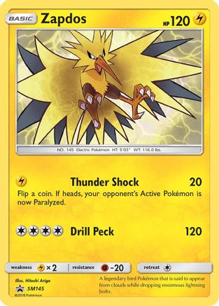 Zapdos SM145/248 - SM Promos Holofoil