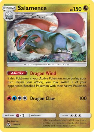 Salamence SM140/248 - SM Promos Holofoil