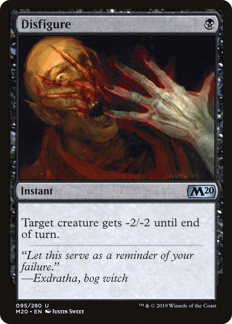 Disfigure (M20-095) - Core Set 2020 Foil