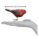 Strawberry Finch Ornament