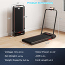 Home Fitness & Relaxation Set - 3 in 1 Folding Treadmill and Modern Accent Chair