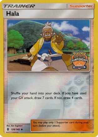 Hala 126/145 - League & Championship Cards - Reverse Holofoil