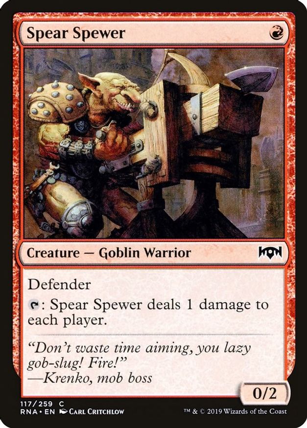 Spear Spewer | 117 | Ravnica Allegiance