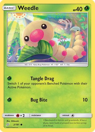 Weedle 002/181 - SM  Team Up