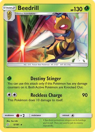 Beedrill 005/181 - SM  Team Up