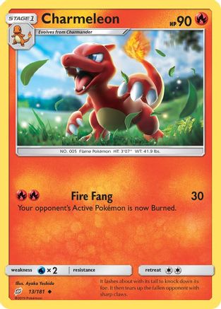 Charmeleon 013/181 - SM  Team Up Reverse Holofoil