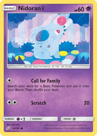 Nidoran F 054/181 - SM  Team Up