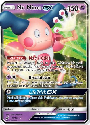Mr. Mime GX 067/181 - SM  Team Up Holofoil