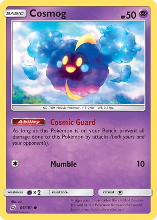 Cosmog 069/181 - SM  Team Up Reverse Holofoil