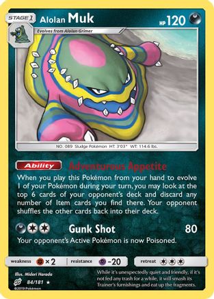 Alolan Muk 084/181 - SM  Team Up