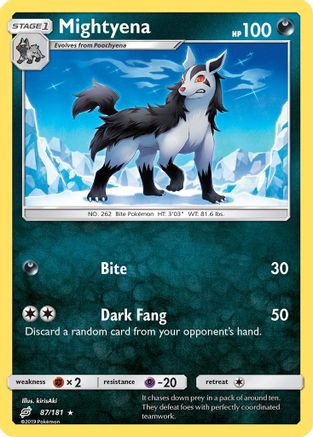 Mightyena 087/181 - SM  Team Up Reverse Holofoil