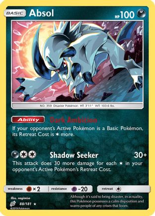 Absol 088/181 - SM  Team Up Holofoil