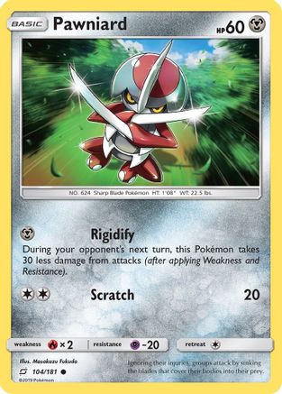 Pawniard 104/181 - SM  Team Up Reverse Holofoil