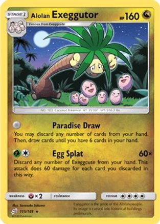 Alolan Exeggutor 115/181 - SM  Team Up