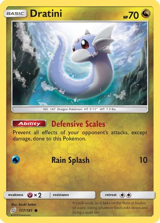 Dratini 117/181 - SM  Team Up Reverse Holofoil