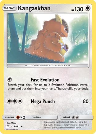 Kangaskhan 128/181 - SM  Team Up Reverse Holofoil