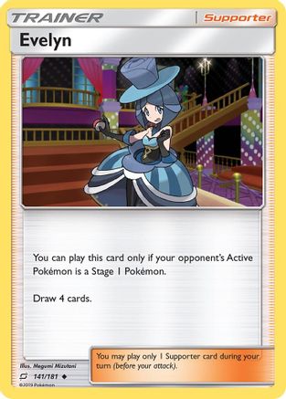 Evelyn 141/181 - SM  Team Up Reverse Holofoil