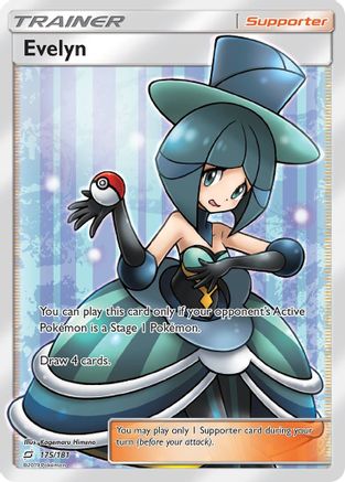 Evelyn (Full Art) 175/181 - SM  Team Up Holofoil