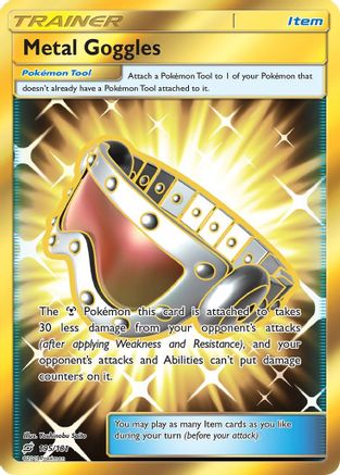 Metal Goggles (Secret) 195/181 - SM  Team Up Holofoil