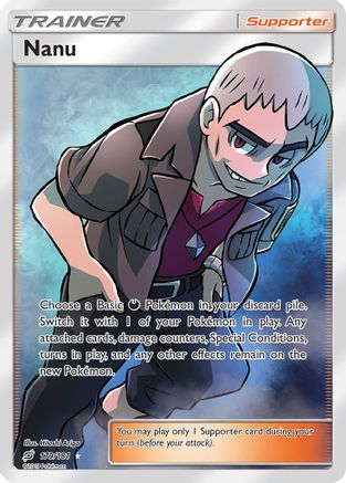 Nanu (Full Art) 179/181 - SM  Team Up Holofoil