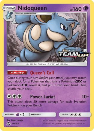 Nidoqueen (Prerelease) SM160/248 - SM Promos Holofoil