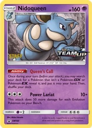 Nidoqueen SM160 - SM Promos - Holofoil