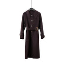 Elegant Commuter Double-Faced Wool Coat
