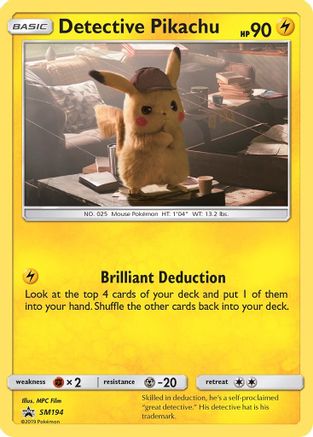 Detective Pikachu SM194/248 - SM Promos Holofoil