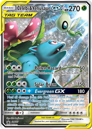 Celebi & Venusaur GX SM167/248 - SM Promos Holofoil